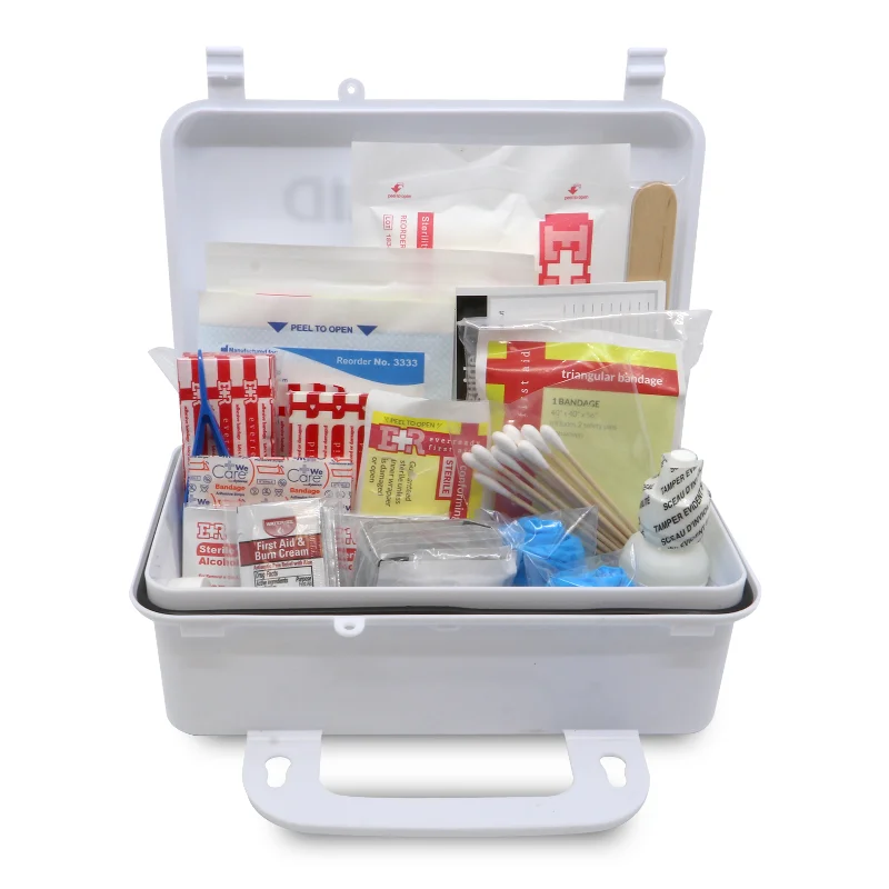 Ever Ready First Aid 10 Person First Aid Kit with Plastic Case, Type III, Ansi A, OSHA Compliant