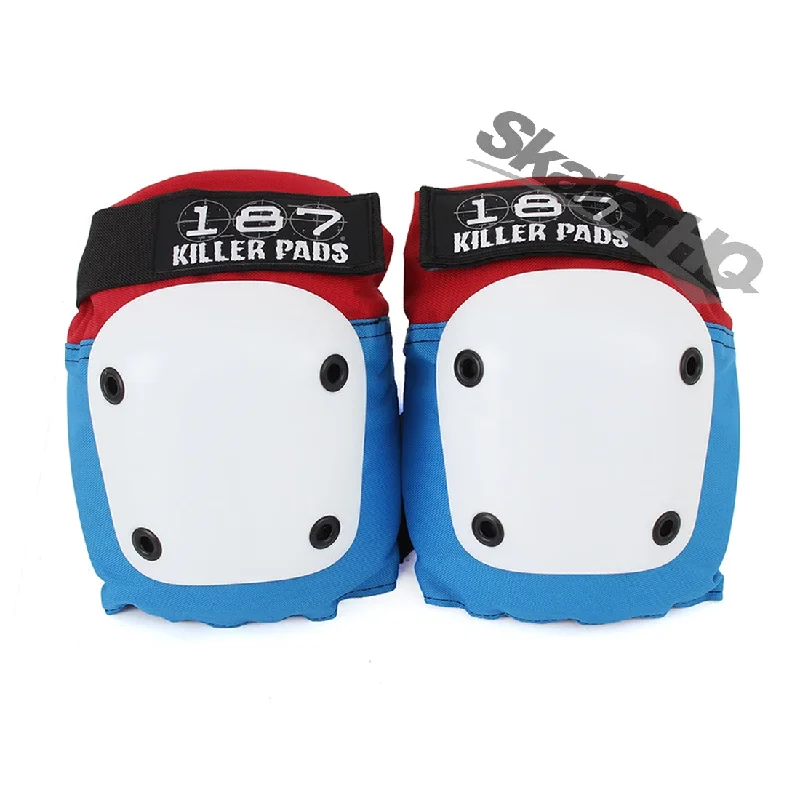 187 Fly Knee Pads - Red/White/Blue