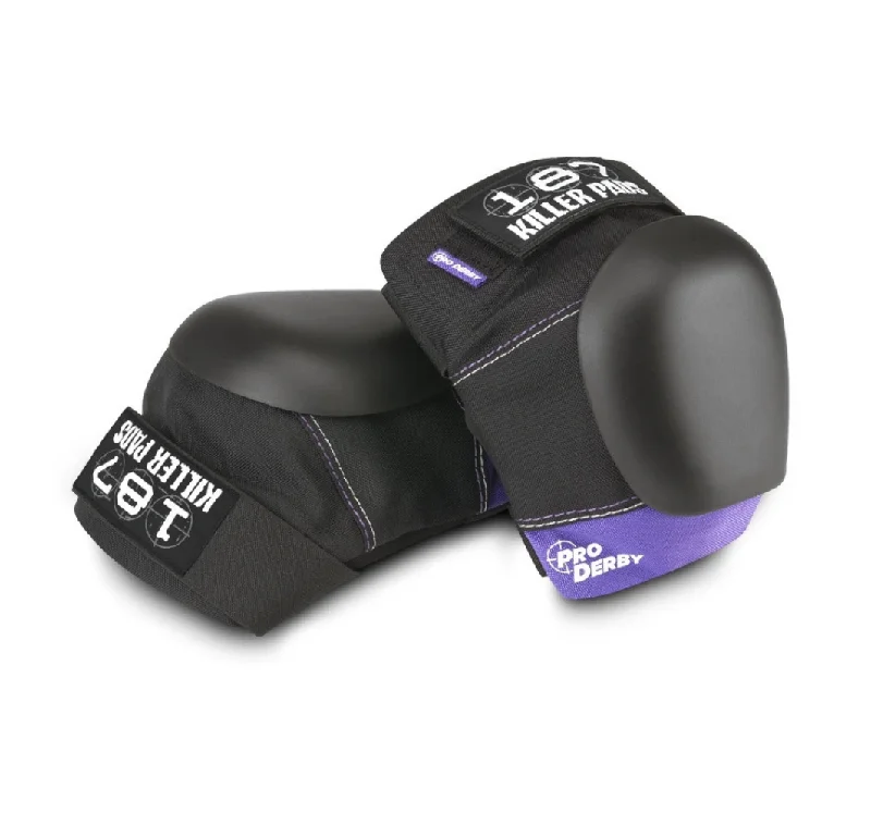 187 - Pro Derby Knee - Black / Purple