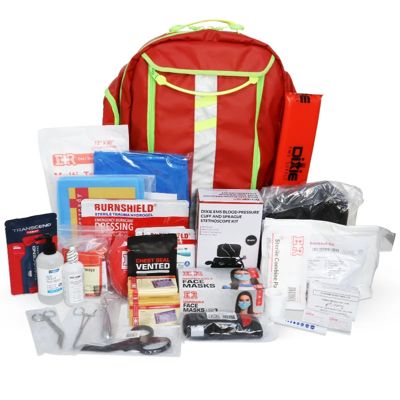 Statpacks G3+ Breather Extra Large Fully Stocked EMT Premium Trauma Bag for Firefighters & First Responders