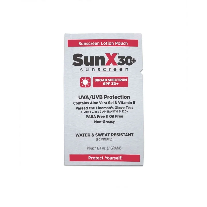 First Aid Only 18-399-001 SunX30 Sunscreen Lotion Packets, 300/box