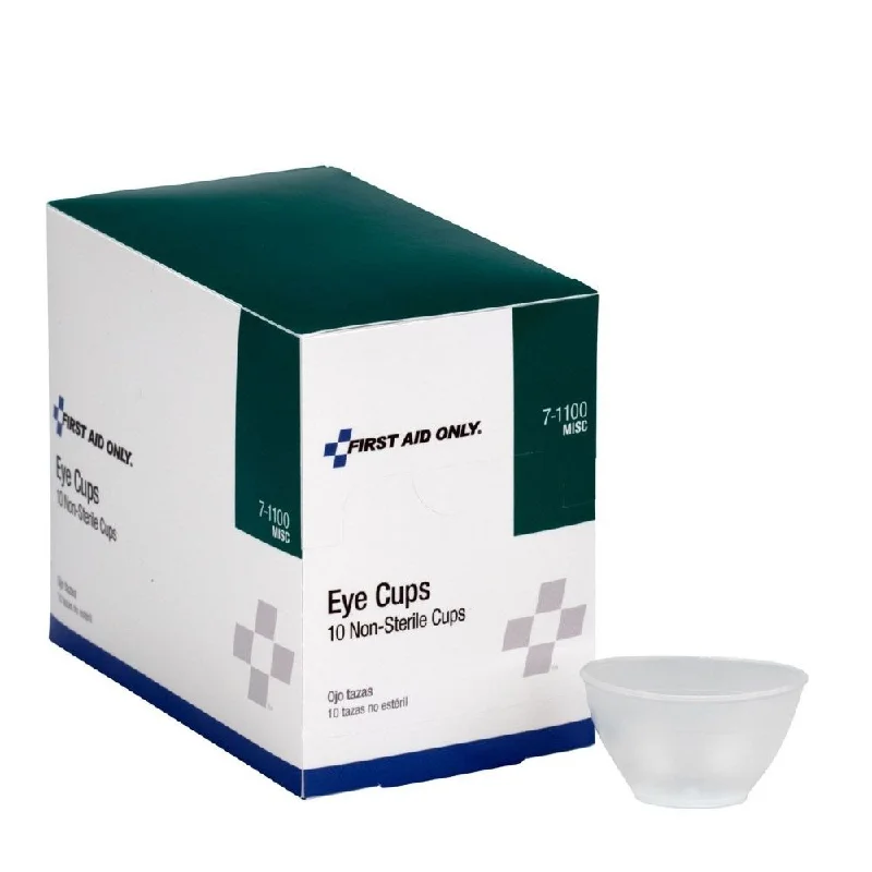 First Aid Only 7-1100 Non-Sterile Eye Cups, 10/box