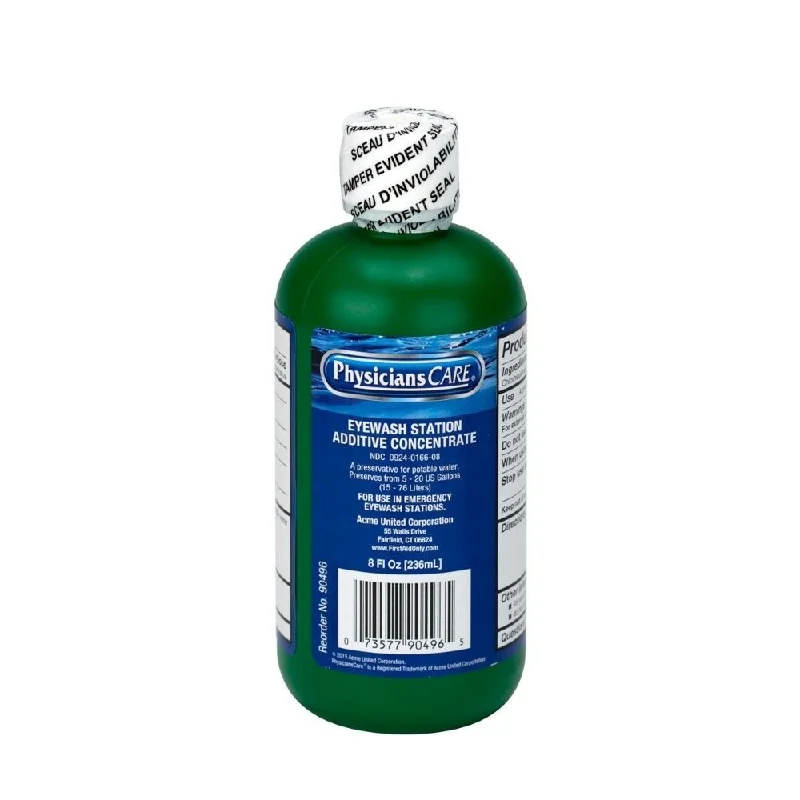 First Aid Only 90496 Eyewash Additive, 8 oz. Bottle