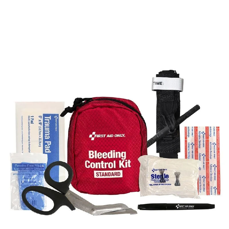 First Aid Only 91059 Bleeding Control Kit - Standard, Fabric Case