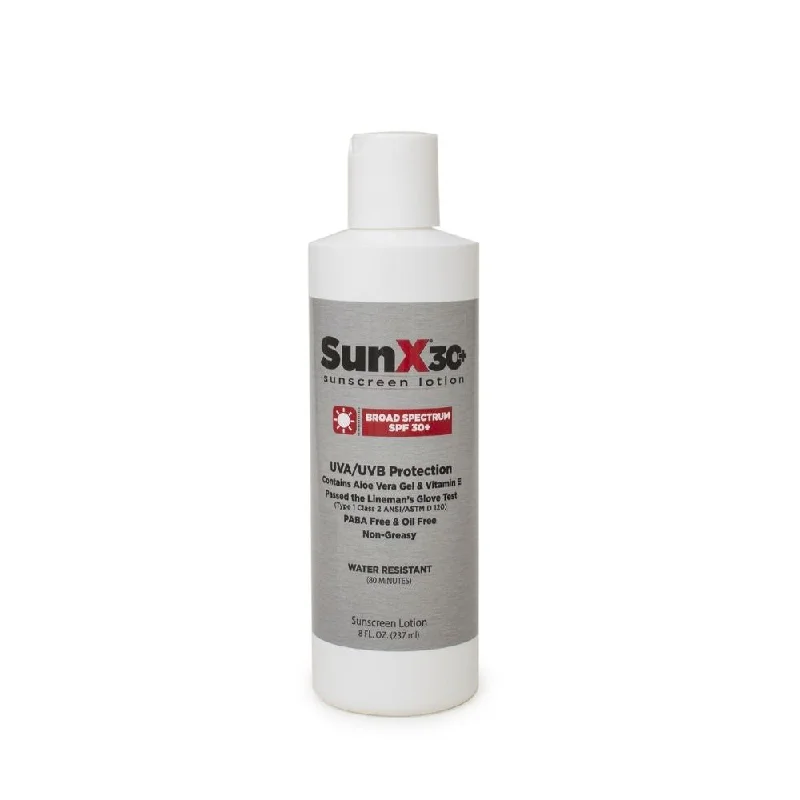 First Aid Only 91070-001 SunX30 Sunscreen Lotion, 8 oz. Bottle