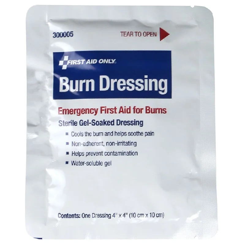 First Aid Only 91319 Burn Dressing, 4" x 4"