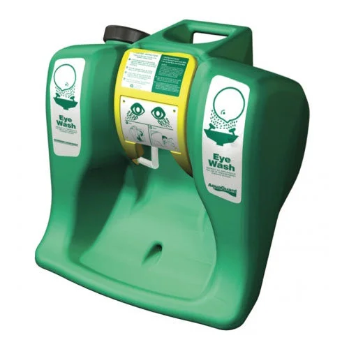 Guardian Equipment G1540 Aqua-Guard Portable Eyewash Station in Green, 16 Gal