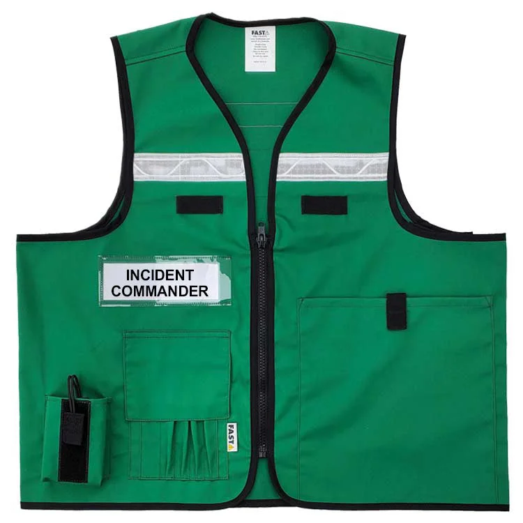 Incident Command (ICS) Vest (VEST1017.5) Poly Cotton | Deluxe Identification Vest