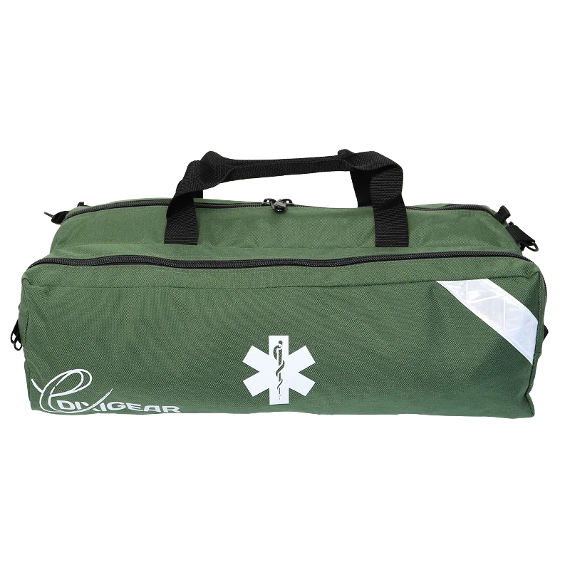 O2 Duffle Responder Bag w/ Side Pocket - Green