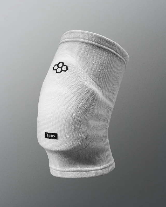 RUDIS Omni-Impact White Wrestling Knee Pad