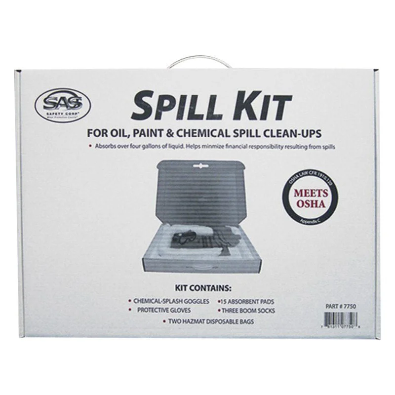 SAS Safety 7750 Emergency Response Spill Kit