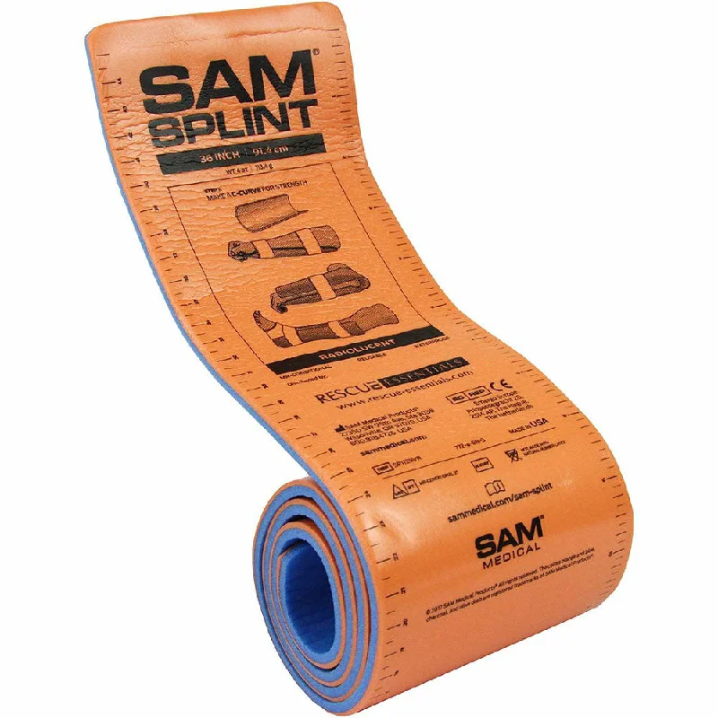 Zoll 8911-000180-01 36" SAM Emergency Splint Orange/Blue