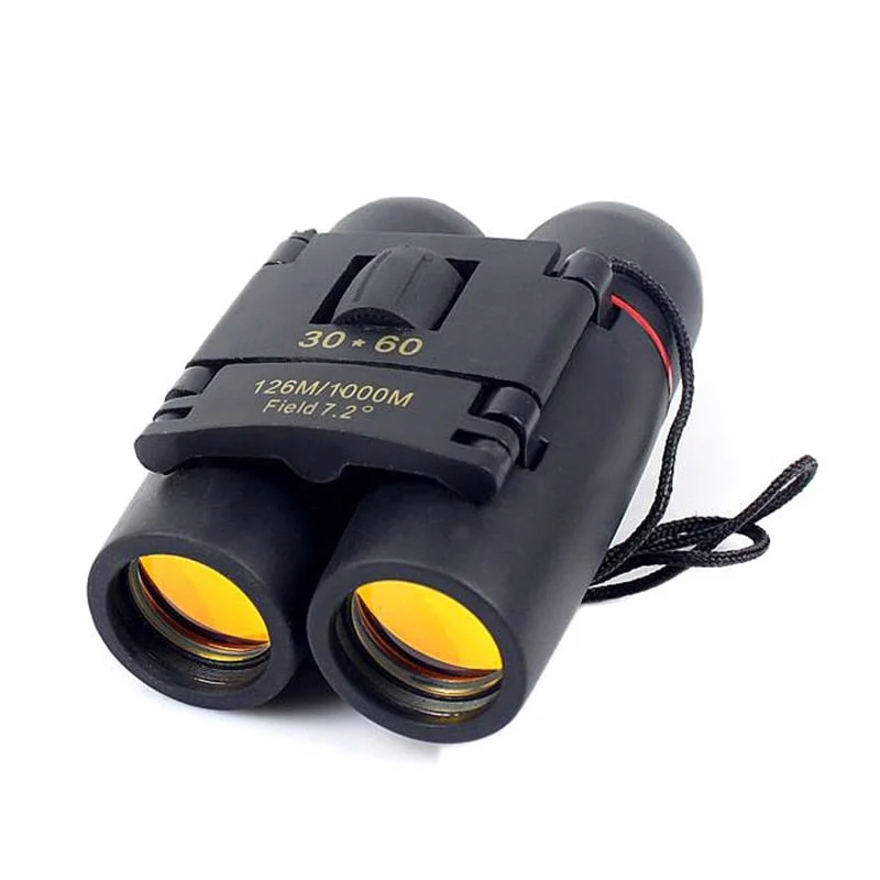 Compact Zoom Binoculars Long Range Folding HD Powerful Mini Telescope