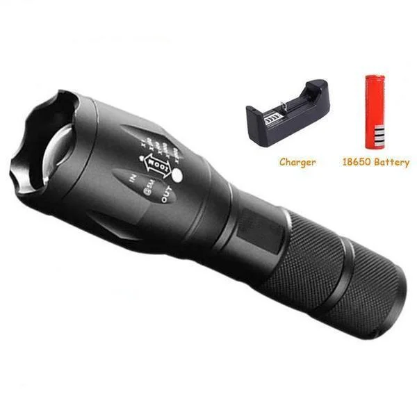 LED Rechargeable Tactical Flashlight