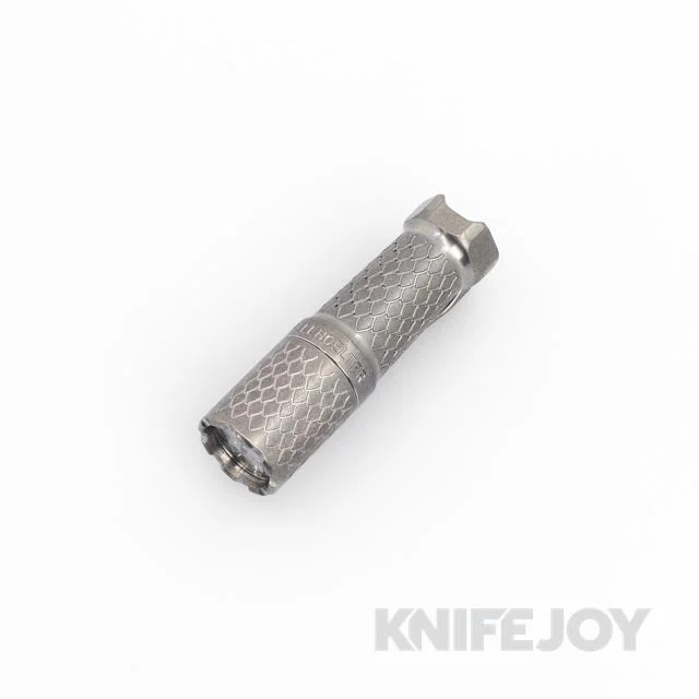 Fellhoelter FTD Torch Stonewash Dragon Engraved Titanium Flashlight