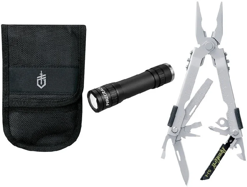 Gerber GB07570N Maintenance Kit Combo Series Multi-Tool MP600 and Woodsman Flashlight