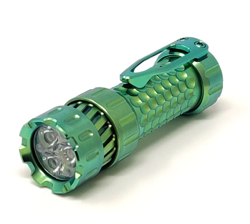 Mechforce Mechtorch GEN2 Titanium Custom Torch/Flashlight Anodized Green