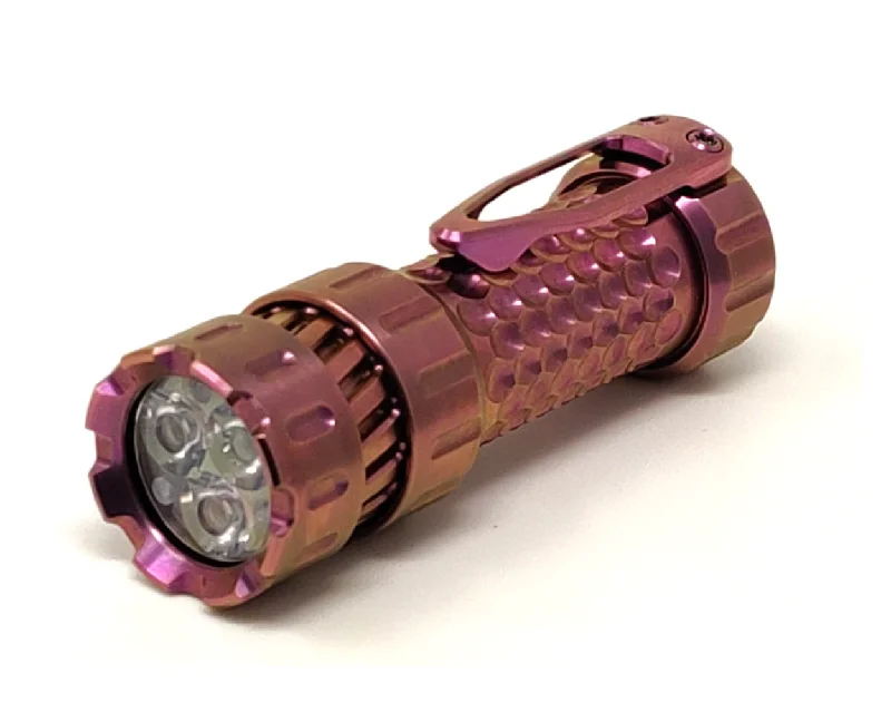 Mechforce Mechtorch GEN2 Titanium Custom Torch/Flashlight Anodized Pink