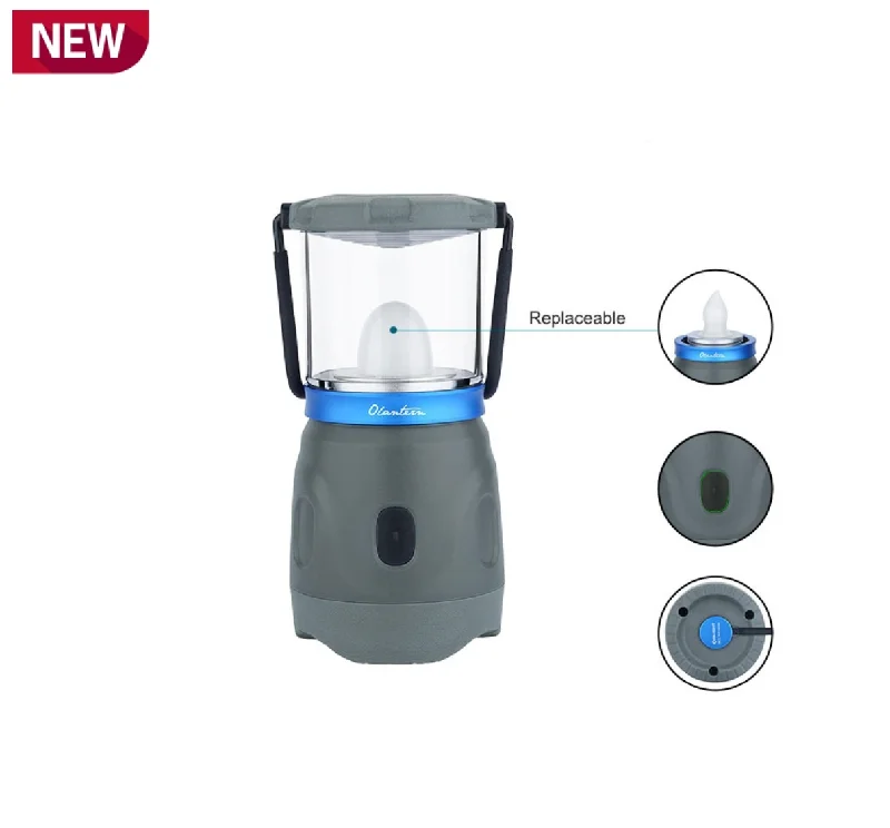 Olight Olantern Rechargeable LED Lantern Basalt Grey (360 Lumens)