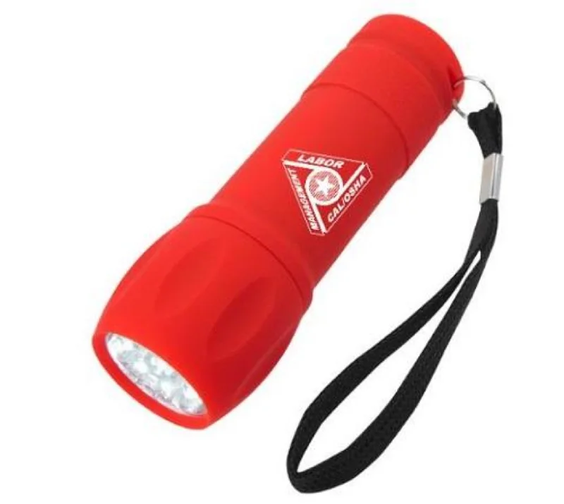 Rubberized Torch Light w/CAL OSHA Logo - #403004