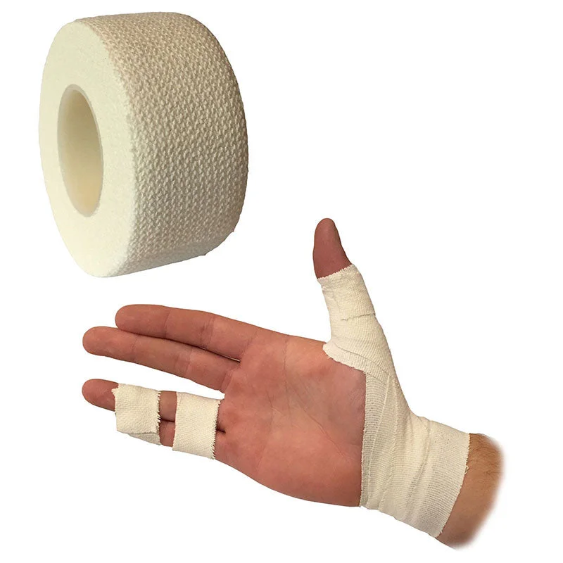 Self Adhesive White Bandage Elastic Stretch Wrap Tape